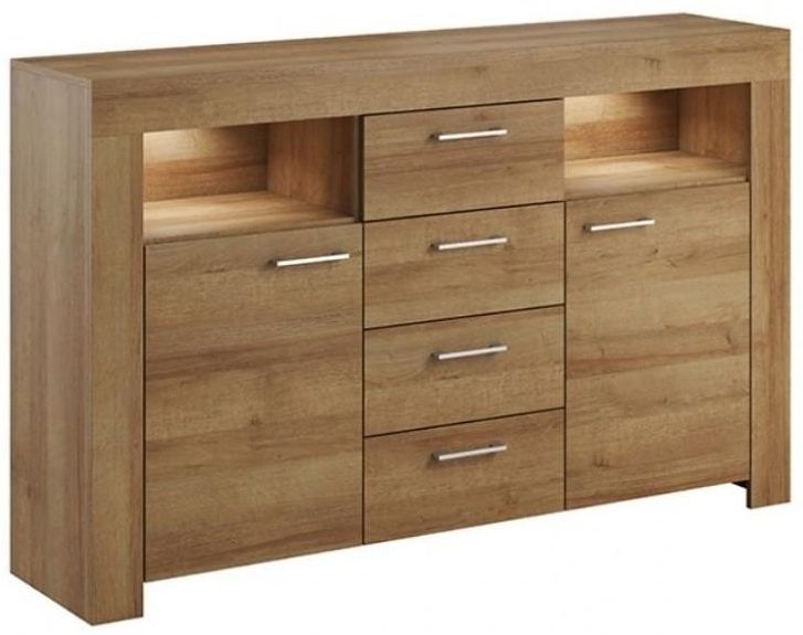 Sky Riviera Oak 2 Door Sideboard