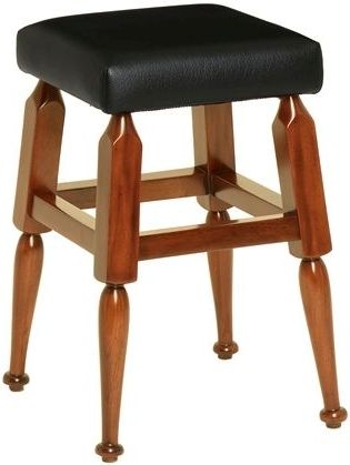 Authentic Models Black Mayan Low Barstool Sold In Pairs