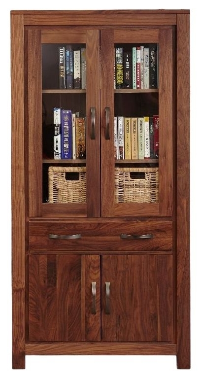 Baumhaus Mayan Walnut Large Bookcase Clearance Fss14448