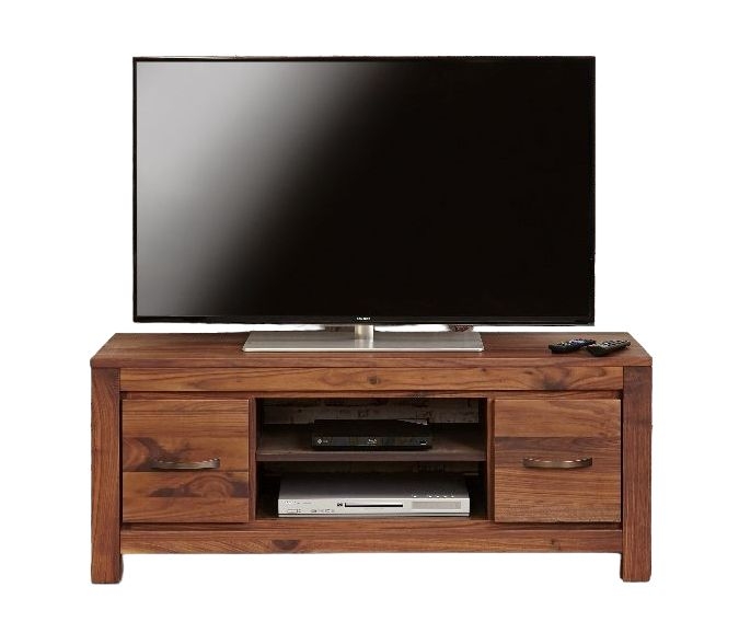 Baumhaus Mayan Walnut 2 Drawer Tv Unit