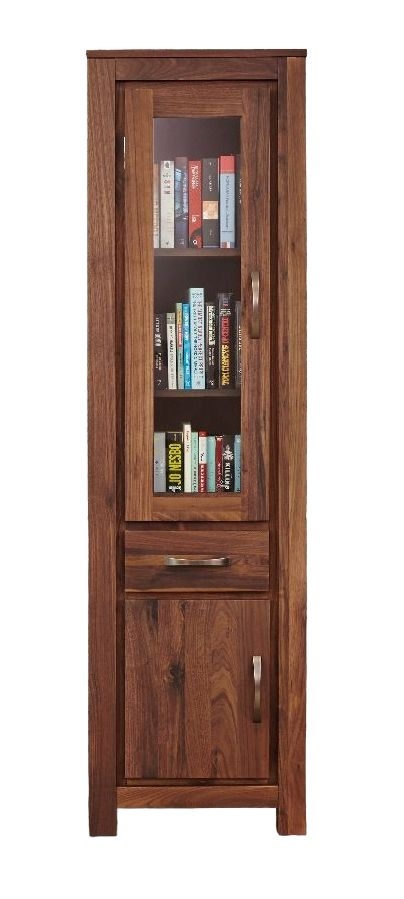 Baumhaus Mayan Walnut Narrow Bookcase