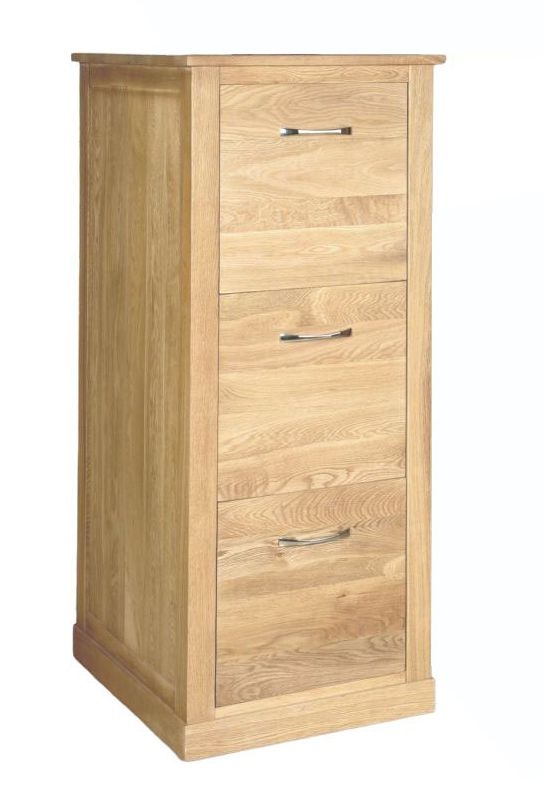 Baumhaus Mobel Oak Filing Cabinet