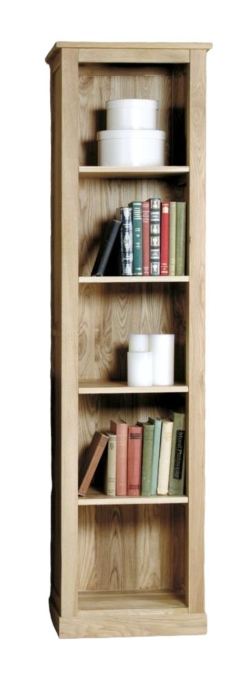Baumhaus Mobel Oak Narrow Bookcase