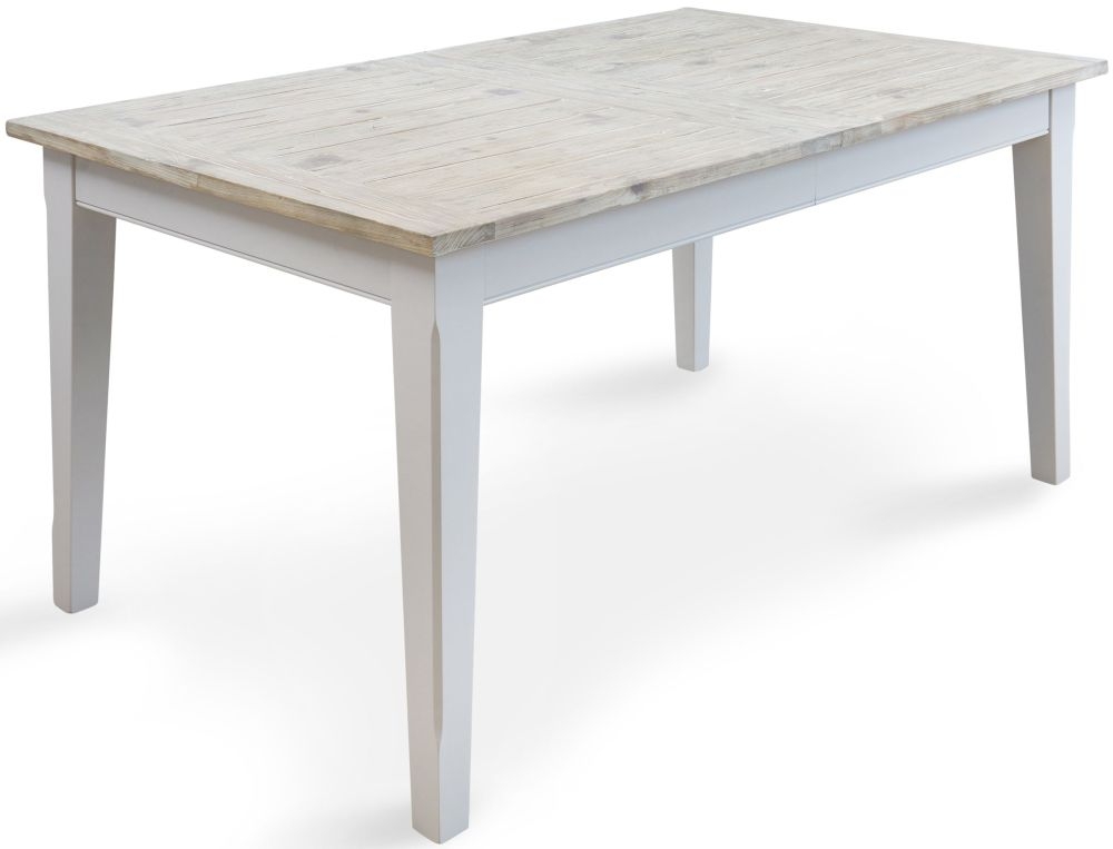 Baumhaus Signature Grey Painted Extending Dining Table