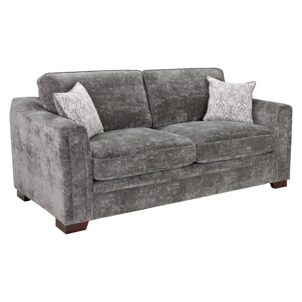 Astrid Grey Tufted 3 Seater Sofa