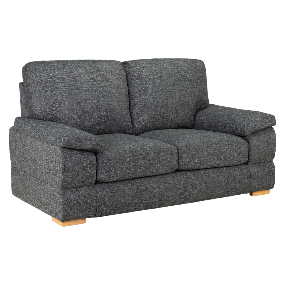 Bento Slate Tufted 2 Seater Sofa