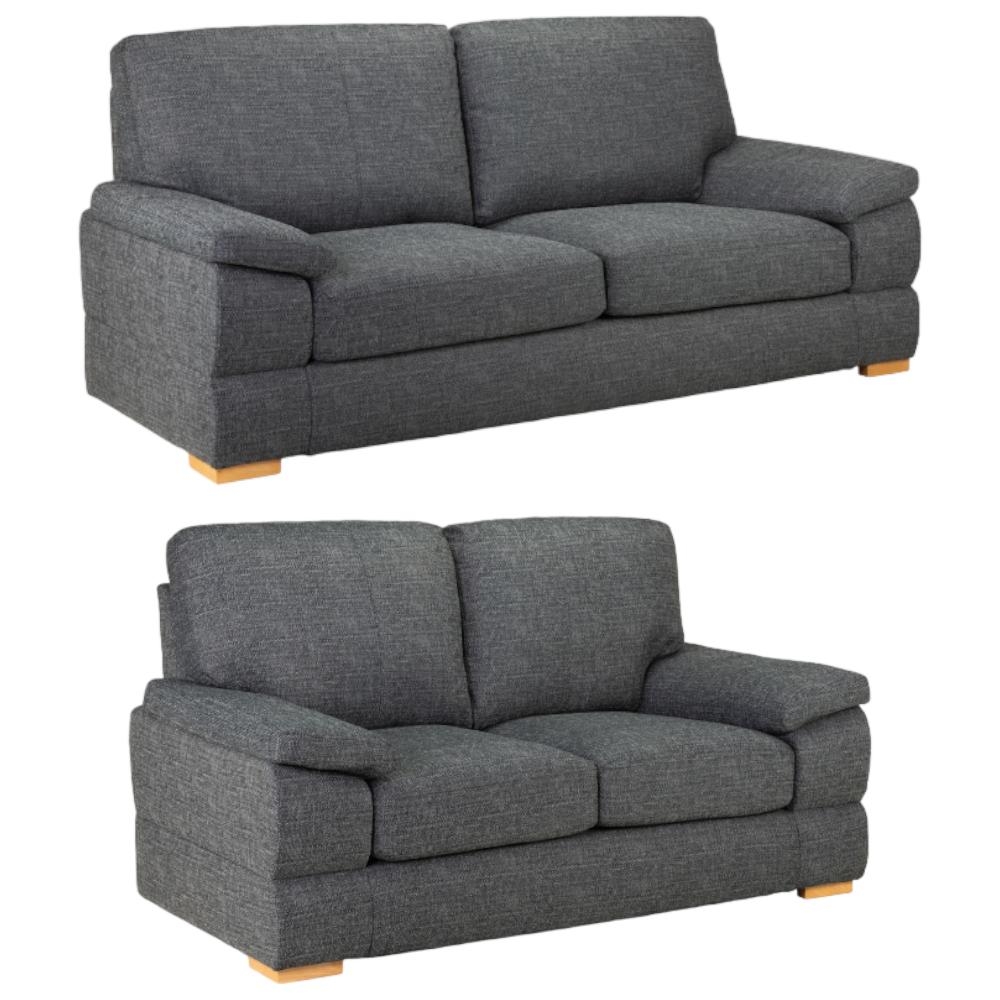 Bento Slate Tufted 32 Seater Sofa