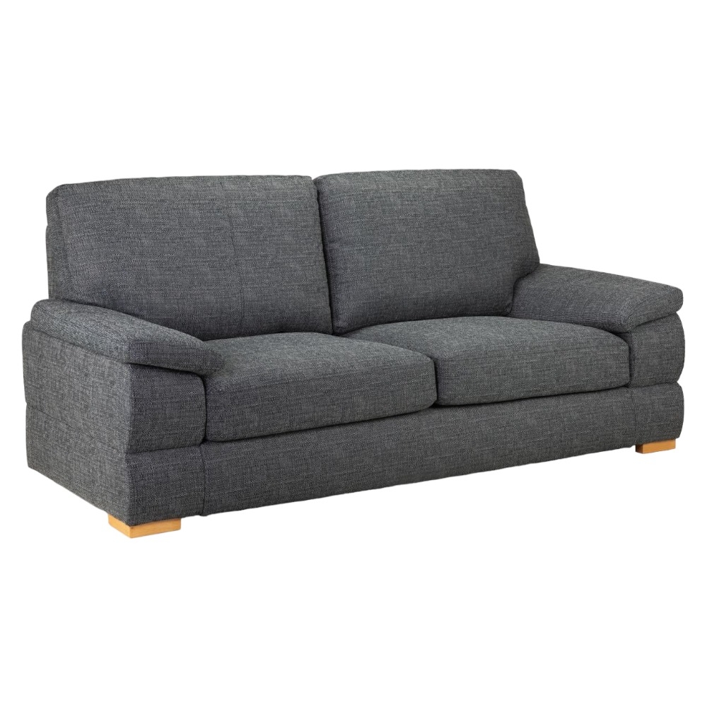 Bento Slate Tufted 3 Seater Sofa