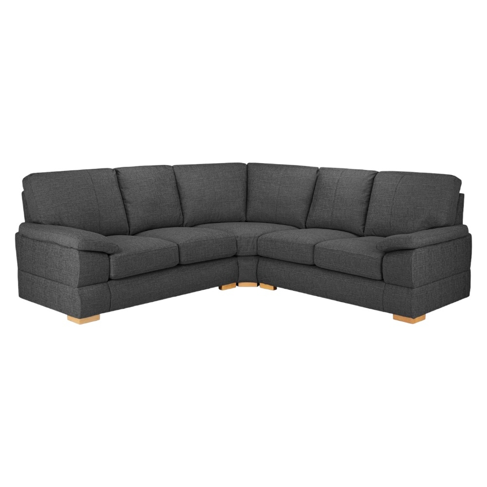 Bento Slate Tufted Large Corner Sofa