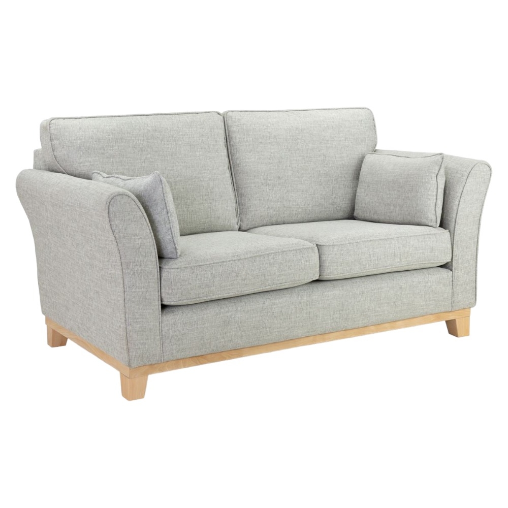 Delta Grey Tufted 2 Seater Sofa