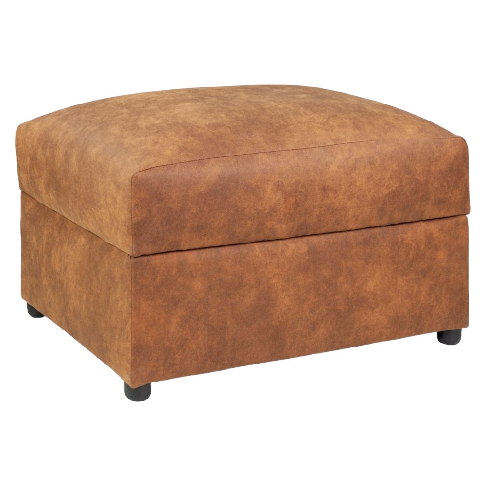 Oakland Tan Tufted Footstool