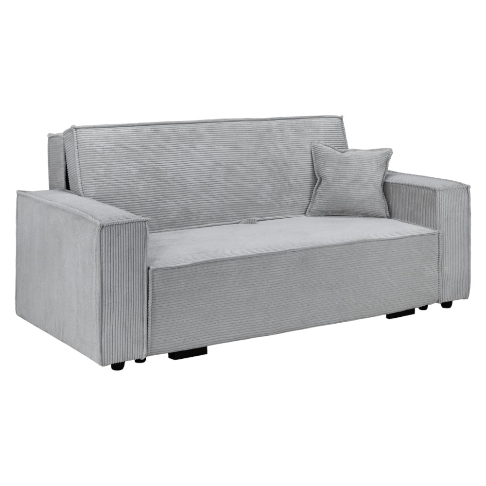 Cassia Grey Tufted 3 Seater Sofabed