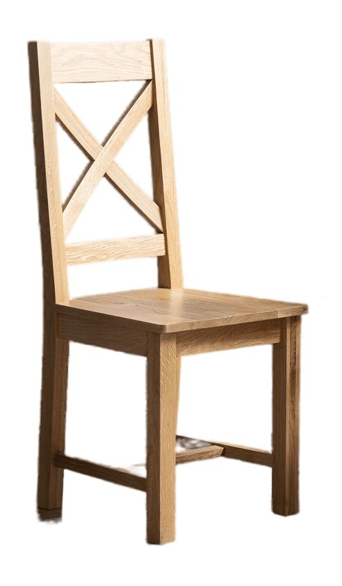 Addison Natural Oak Crossback Dining Chair Sold In Pairs