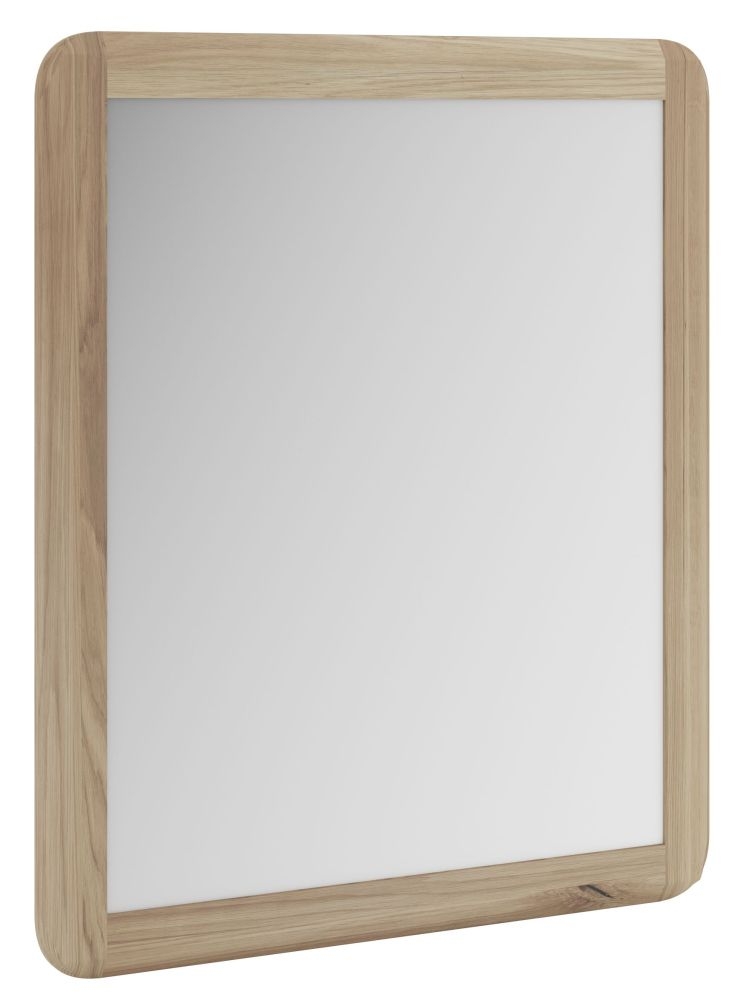 Como Scandinavian Oak Mirror