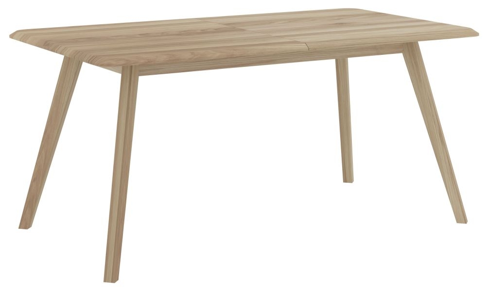 Como Scandinavian Oak Extending Dining Table