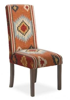 Kilim Flatweave Red Dining Chair Sold In Pairs