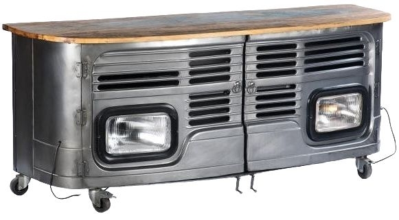Upcycled Truck Front Tv Unit