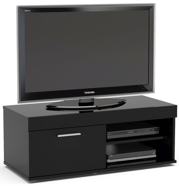 Birlea Edgeware Black Small Tv Unit