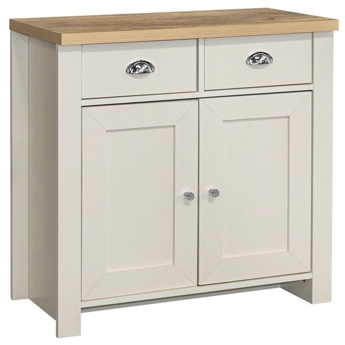 Birlea Highgate Cream Painted 2 Door Sideboard