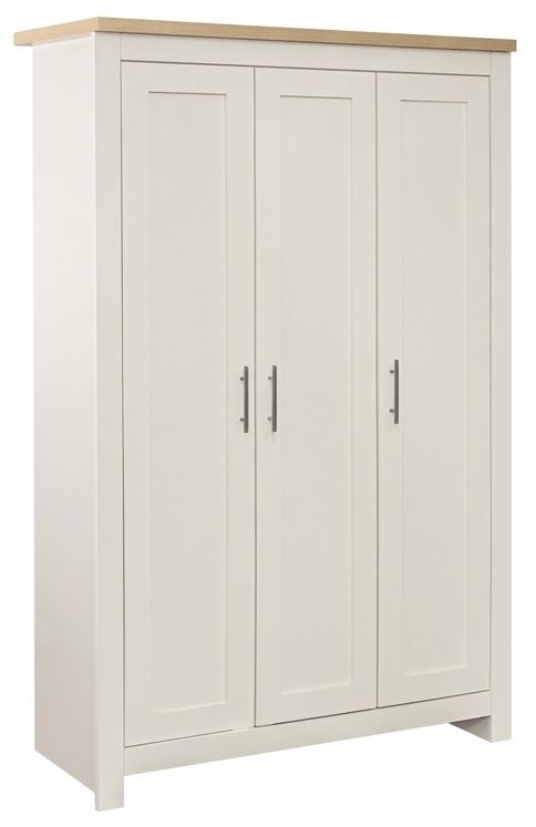 Birlea Highgate Cream Painted 3 Door Wardrobe