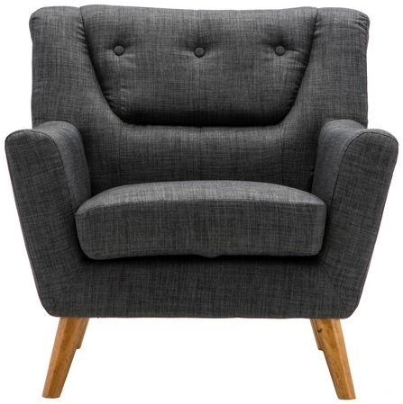 Birlea Lambeth Grey Fabric Armchair