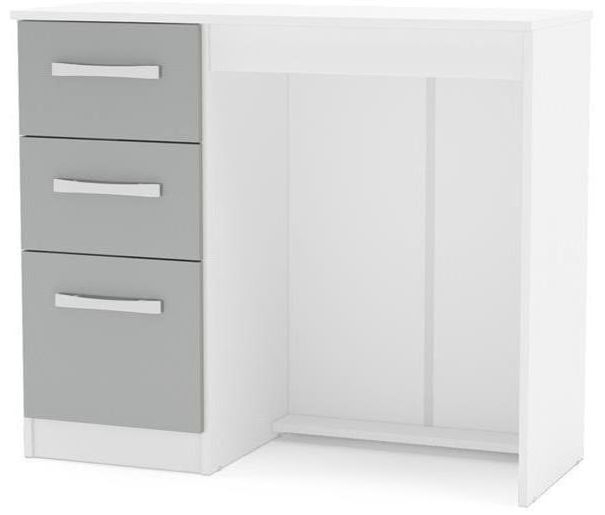 Birlea Lynx Dressing Table White And Grey