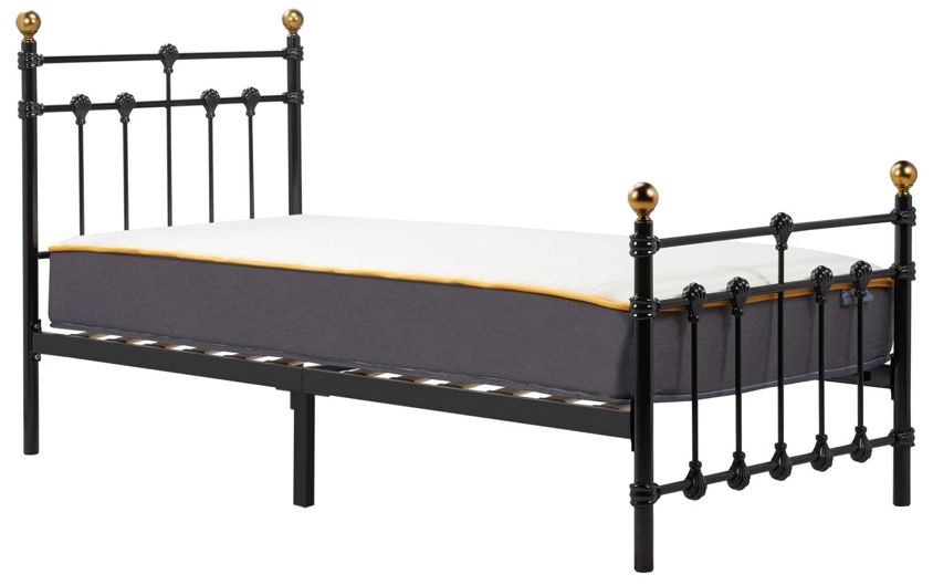 Atlas Black Metal Bed Comes In Single Small Double And Double Size