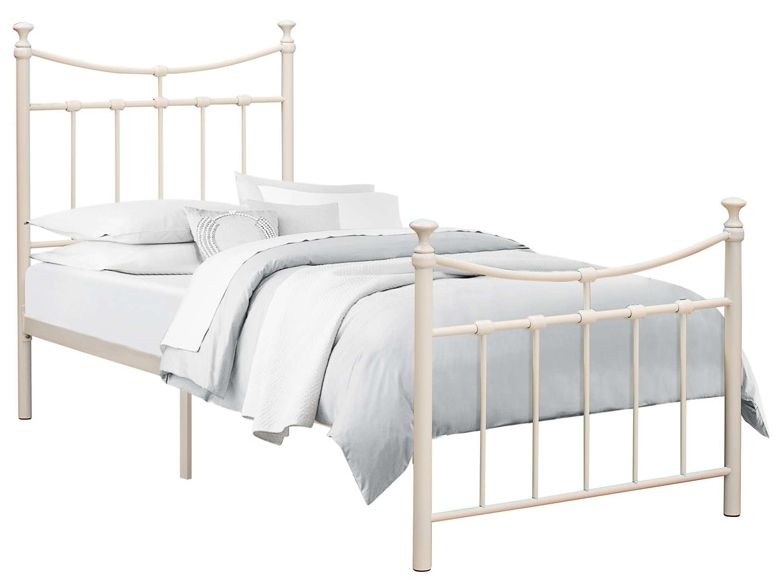 Emily Cream Metal Bed Comes In Single Small Double And Double Size