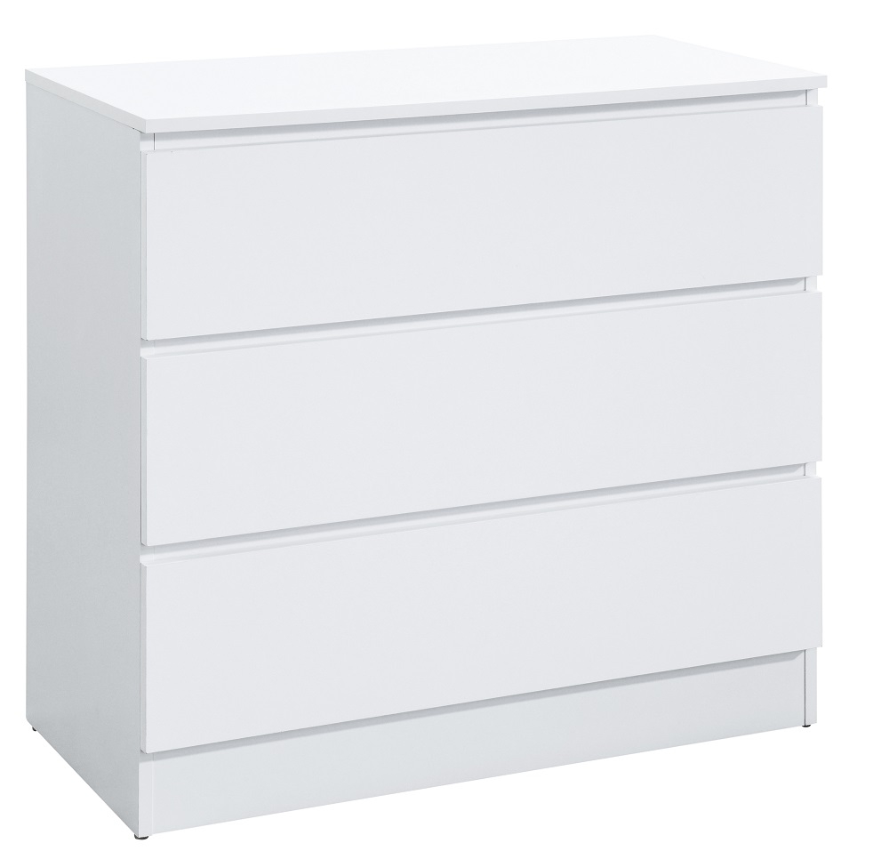 Birlea Oslo White 3 Drawer Chest