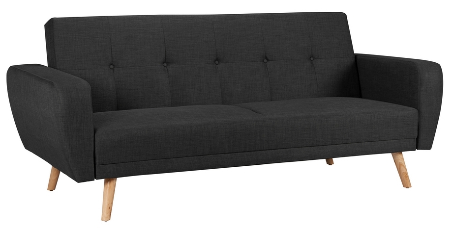 Birlea Farrow Grey Fabric 3 Seater Sofa Bed