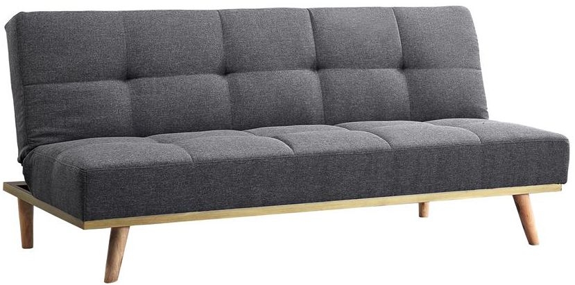 Birlea Snug Grey Fabric 3 Seater Sofa Bed