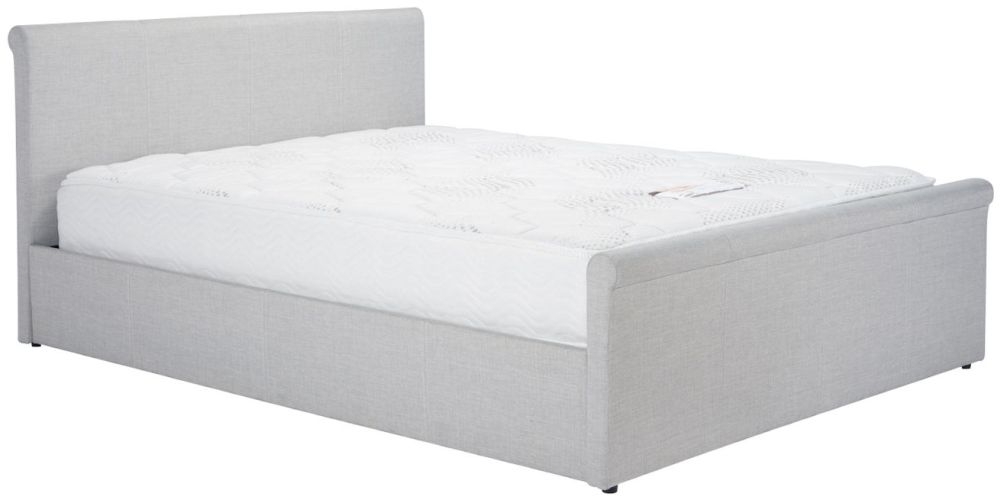 Birlea Stratus Grey Fabric Ottoman Bed