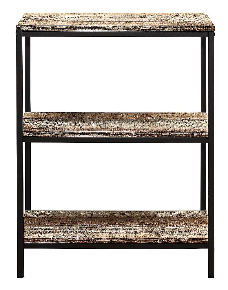 Birlea Urban Rustic Bookcase With Metal Frame