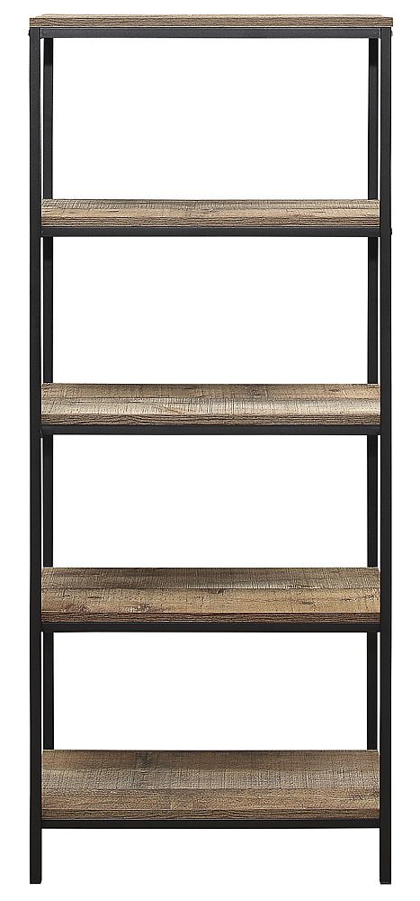 Birlea Urban Rustic Tall Bookcase With Metal Frame