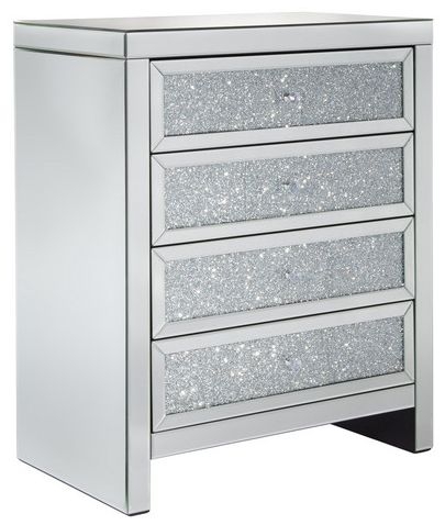 Birlea Vienna Mirrored 4 Drawer Chest