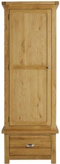 Birlea Woburn Oak 1 Door 1 Drawer Wardrobe