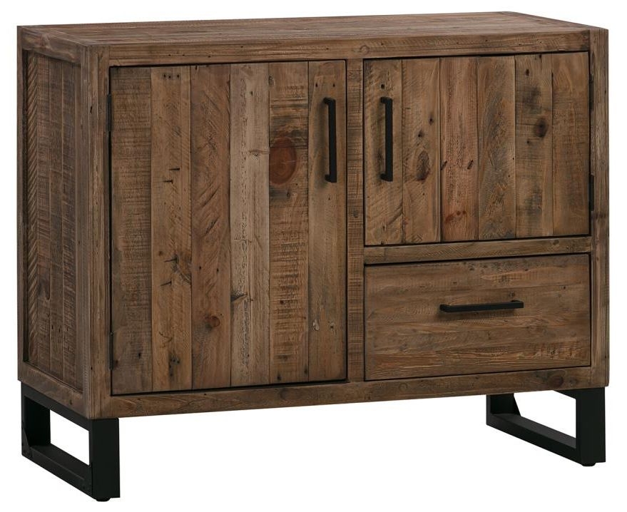 Bengal Reclaimed Pine 2 Door Small Sideboard