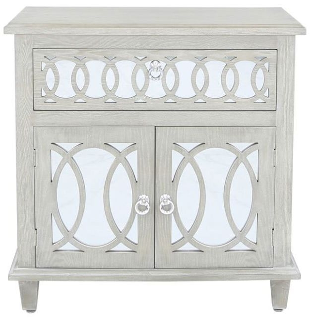 Bayview Natural Mirrored Sideboard