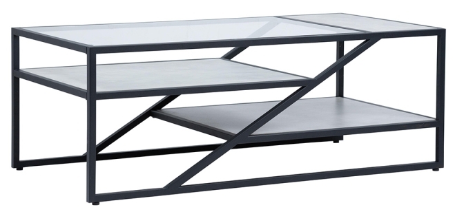 Ibarra Black And Grey Coffee Table