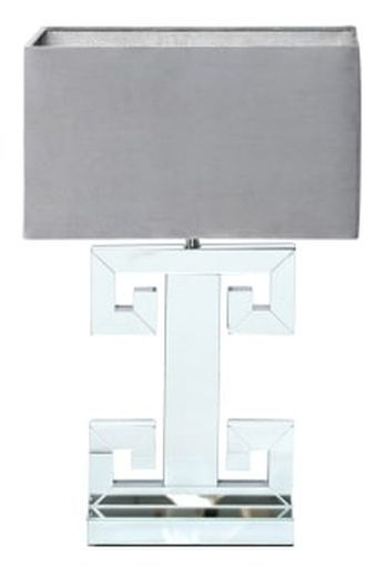 Clearance Anya Table Lamp With Grey Shade Fss14835