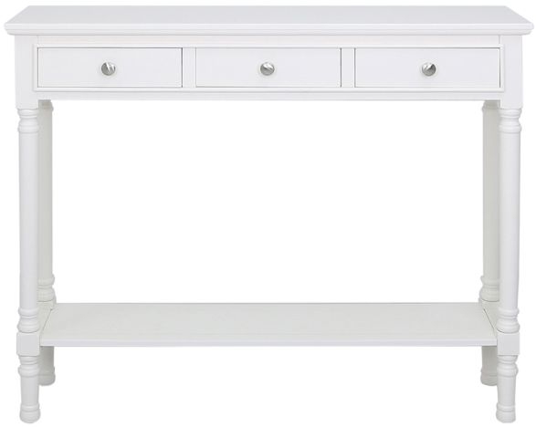 Delta White Console Table