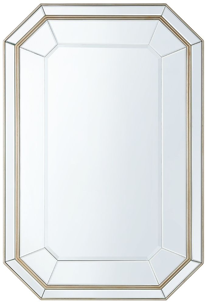 Lucca Champagne Wall Mirror