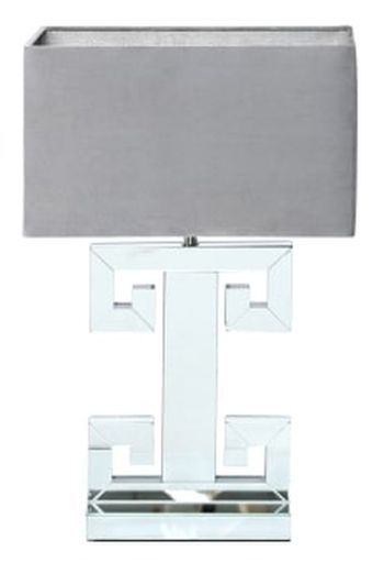 Anya Table Lamp With Grey Shade