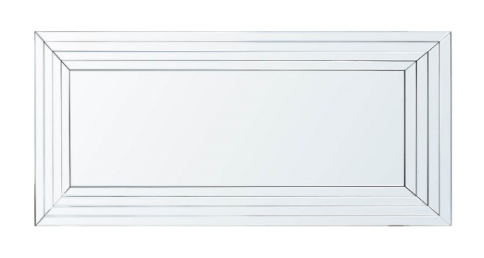 Value Contemporary Rectangular Wall Mirror 150cm X 70cm