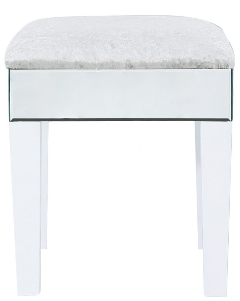 Value Harlow Mirrored Dressing Table Stool