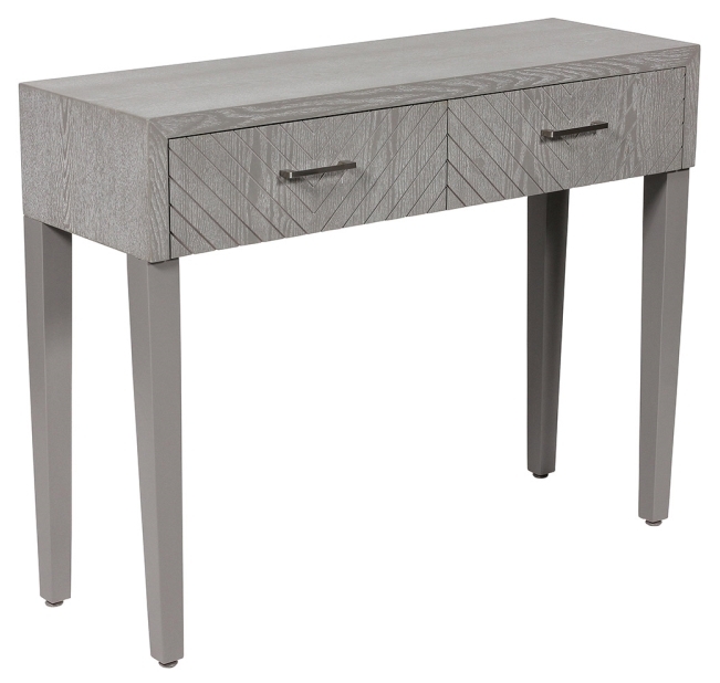 Venus Grey Washed 2 Drawer Console Table