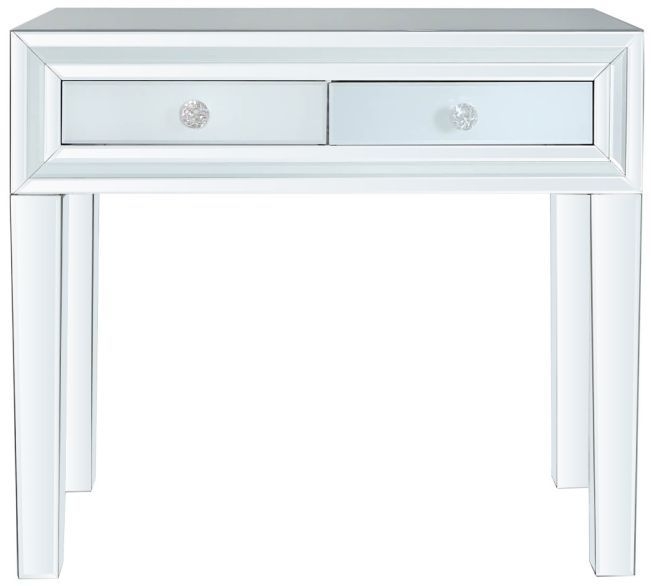 Manhattan Grey Glass Console Table