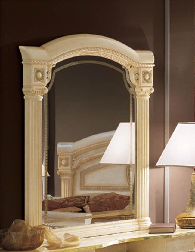 Camel Aida Ivory Italian Mirror 102cm X 118cm