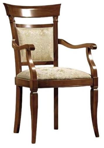 Camel Treviso Day Cherry Wood Italian Armchair Clearance Fss14376