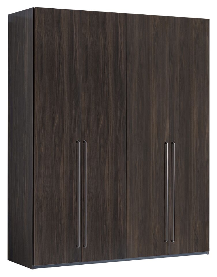 Camel Smart Night Walnut Italian Wardrobe With Long Handle